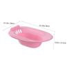 Sitz Bath for Hemorrhoids Sitz Bath for Toilet Seat Postpartum Care Soaking Basin Soak Pan Wash Basin Deeper Bowl Fits Universal Toilet Pink view 2