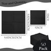 50 Pieces 3-ply Black Napkin Cocktail Napkins Beverage Napkins Dessert Napkins Disposable Paper Napkins for Wedding Birthday Party Paper Dinner Napkins view 2
