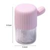 Mini Contact Lens Washer Energy Saving Hand Pull Cleaning Efficient Manually Contact Lens Washer Cleaner Home Use Pink view 2