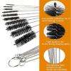 11pcs Long Pipe Cleaner Set, Flexible Drain Brush, Flexible Long Drain Brush Extra Long Flexible Tube Cleaning Brush Fridge Cleaning Tool for Cleaning Pipes, Keyboards, and Hard to Reach Areas view 2