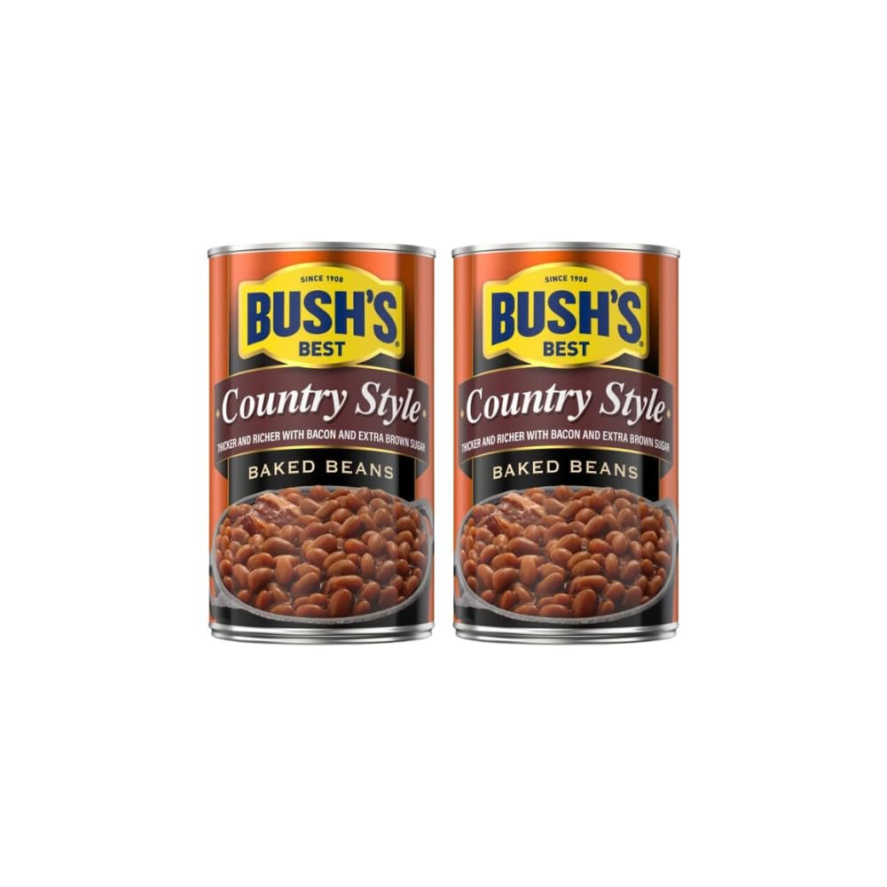 BUSH'S BEST Canned Country Style Baked Beans, 28Oz. (Pack of 2)