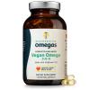 Ahiflower Oil 120 Softgels - Complete and Balanced Omega 3-6-9 Essential Fatty Acids - Plant Based No Fish Source of Vegan Healthy Fats view 1