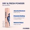 womn Intimate Comfort Dry & Fresh Powder  Talc-Free Body Powder Against Moisture, Chafing & Odor, 3.5 Oz view 3