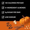 KIND THINS Chocolate Pumpkin Spice with Almonds & Peanuts, Gluten Free, 100 Calorie, Healthy Snacks (Pack of 6, 60 Count Total) view 4