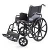 GAESCA 18 Inch Wide Lightweight Wheelchair for Adults, Swing-Back Flip-up Desk-Length Arms, Removable Footrests, 250 Lbs Weight Capacity, Back Pocket, Steel Frame, Black view 1