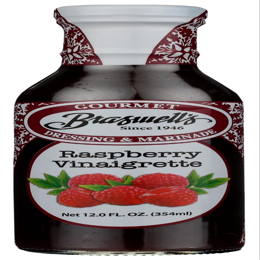 Braswell's Raspberry Vinaigrette Gourmet Dressing & Marinade, 12 Fluid Ounce (Pack of 6)
