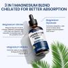 (2 Pack) Magnesium Glycinate, Citrate, Malate Liquid Drops-Triple Magnesium Complex Supplement 500mg with Ashwagandha, L-Theanine, Vitamin B6-Support Calm, Stress Relief, Sleep, Muscle-Lemon Flavor view 2
