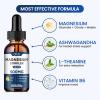 (2 Pack) Magnesium Glycinate, Citrate, Malate Liquid Drops-Triple Magnesium Complex Supplement 500mg with Ashwagandha, L-Theanine, Vitamin B6-Support Calm, Stress Relief, Sleep, Muscle-Lemon Flavor view 3
