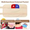 Organic Castor Oil Pack Wrap - Reusable Castor Oil Compress Wrap Kit with Adjustable Elastic Shoulder Straps - Organic Flannel Castor - Waterproof & Oil-Proof - Machine Washable (Khaki) view 4