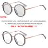 laureles 2023 Fashion Round Bifocal Readers Women Photochromic Bifocal Reading Glasses Men Transition Eyewear (Grey, 2.25, multiplier_x) view 2