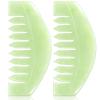 airogym 2 PCS Natural Jade Massage Comb, Guasha Scraping Scalp Comb, Multi-Functional Handheld Head Massage Tools, Meridians Massager for Head Caring, Relaxation, Physical Therapy, Acupoint Treatment view 1