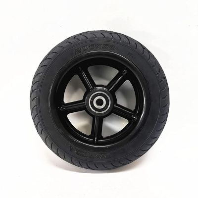 Scooter Replacement Wheels Electric Scooter Tires,8 in Wheel Scooter Solid Tyres,200x50 Wheels Electric Wheel Hub Non-Pneumatic Tires for Electric Scooter(Black)