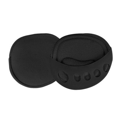 2 Pairs Anti Fatigue Compression Forefoot Pad, Soft Padded Brace Pain Relief Foot Cushions for Women Men, Ball of Foot Pain Relief Cushions for Sesamoiditis, Metatarsalgia, Morton's Neuroma(Black)