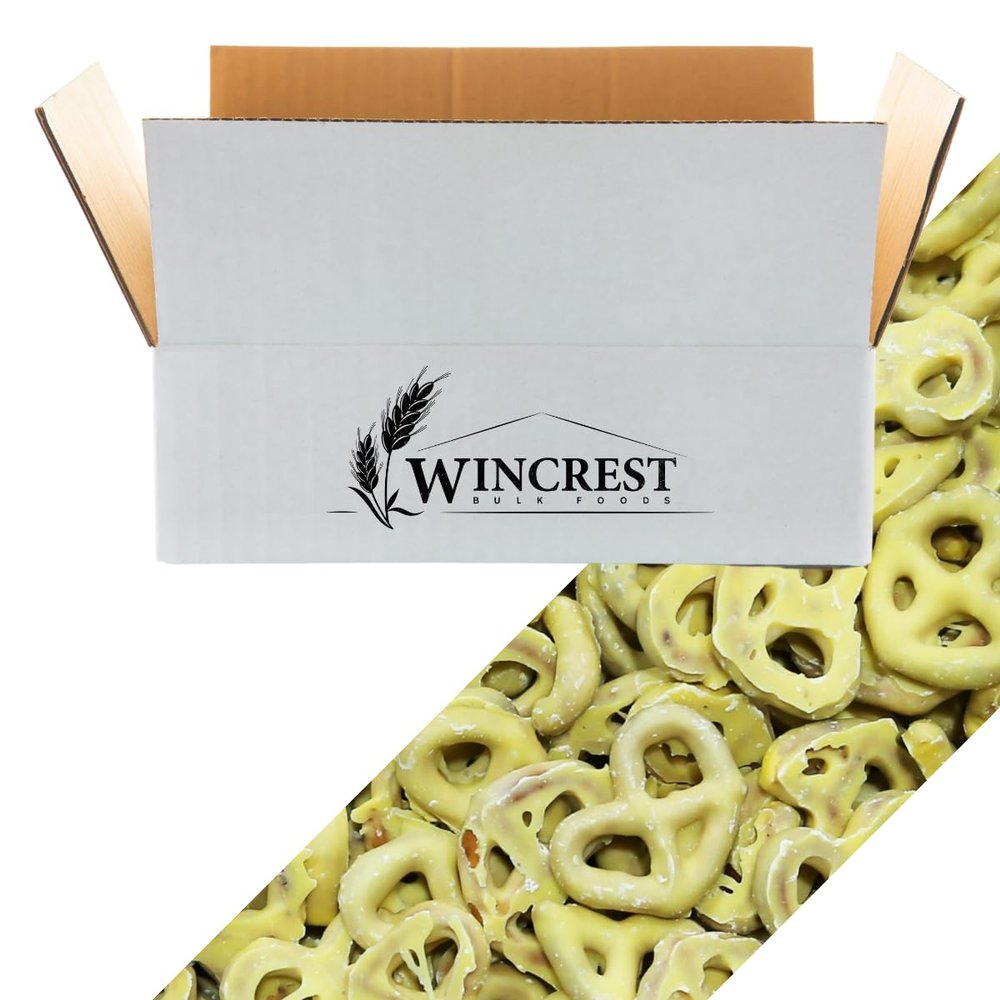 WinCrest Lemon Creme Yogurt Pretzels - 3 Lb Case