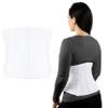 Alpha Medical Breathable Back Brace  Lumbar Support for Men & Women | Relieves Upper & Lower Back Pain | Herniated Disc, Sciatica, Scoliosis Relief, Posture Correction | L0625 (Small White) view 2