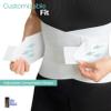 Alpha Medical Breathable Back Brace  Lumbar Support for Men & Women | Relieves Upper & Lower Back Pain | Herniated Disc, Sciatica, Scoliosis Relief, Posture Correction | L0625 (Small White) view 3