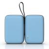 AGOZ Carrying Case Compatible with Contour Next Blood Glucose Monitor, Contour Next EZ Glucometer Travel Pouch Holster - Contour Next Glucose Meter Protective Cover Holder with Wrist Strap (Blue) view 3