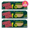 Carbe Diem!, Spaghetti, Lower Net Carb Pasta with Traditional Flavor & Texture, 8 grams of Protein, 55% Fewer Net Carbs & Only 110 Calories Per Serving, Pack of 3 view 3