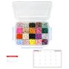 20 Compartment Large Pill Case with Airtight Seal - Silicone Gasket Waterproof Med Box with Medication Map (Clear, 1 Pack) view 1
