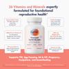 FullWell Prenatal Vitamins Lemon | choline, folate, vitamin D for fetal growth, brain development | 26 Vital Nutrients | Dietitian-formulated, OBGYN recommended, non-GMO, 3rd Party tested, 30 Servings view 4