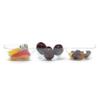 Disposable Plastic Cups, Ice Cream Bowls - Tumblers for Ice cream, Yogurt, Fruit, Cheesecake, Pudding - Bulk Party Supplies for Wedding (Clear, 3-Hole Mini Bowls (150 Bowls)) view 2