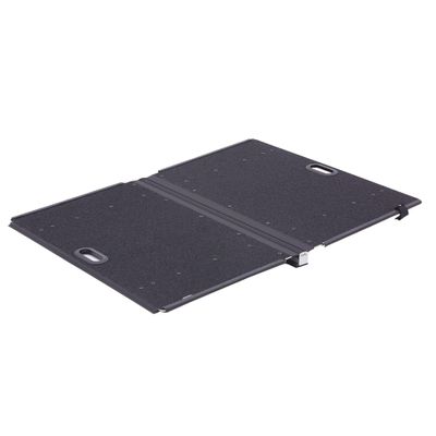 3' Silver Spring Aluminum Butterfly Folding Patio Door Ramp with Carrying Bag, 600 lb. Weight Capacity