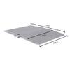 3' Silver Spring Aluminum Butterfly Folding Patio Door Ramp with Carrying Bag, 600 lb. Weight Capacity view 3