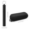 4-Pack Aluminum Metal Tube Container with Portable Case,4.6-inch Fits King Size,Airtight, Water Proof Tube Storage,Keychain,Lightweight,Great for Traveling view 4