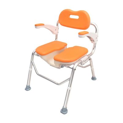 TemkIN Shower Bench Stool with Back, Water Resistant & Non-Slip Design Shower Seat for Bathroom, Living Room, Bedroom, Shower Safety Seating, for Elderly and Women Use