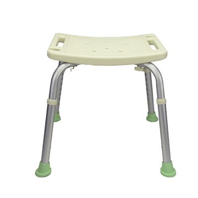 7 Level Adjustable Heights Shower Chair, Lightweight Shower Chair, with Free Grab Bar, Plastic Chair Bath Seat, Bathroom Chair, Shower Stool for Inside Shower ( Color : Light green A , Size : 50*47*41
