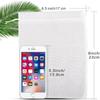 ANZNKU 100 Pack Premium White Organza Bags 6x9 inches Mesh Organza Favor Bag Drawstring, Gift Bags for Valentine Gift Favor Party Wedding, Sheer Gift Bag view 2