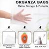 ANZNKU 100 Pack Premium White Organza Bags 6x9 inches Mesh Organza Favor Bag Drawstring, Gift Bags for Valentine Gift Favor Party Wedding, Sheer Gift Bag view 3
