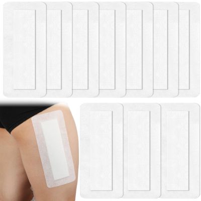 10 Pcs Breathable Knee Replacement Island Dressing | 4x8 Inch Long Post Surgery Bordered Gauze Bandage with Adhesive Border + Absorbent Dressing Pad, Hip Surgery Large Wound Incision Recovery