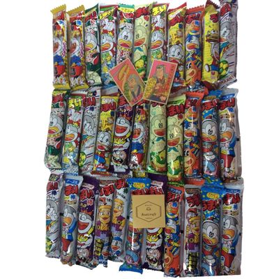 Beatcraft Japanese Dagashi Umaibo Happy Set (Medium, 33 Count) 10 Flavors Variety Pack Japanese Snack Assortment