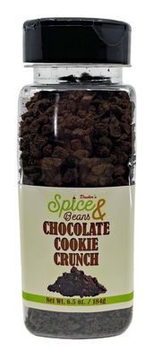 Chocolate Cookie Crunch | Ice Cream Topping & Dessert Decoration | by Dasher's Spice & Beans | 6.5 oz.