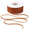 MAYREEL 1/8 Inch Copper Velvet Ribbon Thin Golden Brown Vintage Ribbon for Wedding Invitations Crafts Gift Wrapping Party Favor Boxes 50 Yards view 1