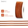 MAYREEL 1/8 Inch Copper Velvet Ribbon Thin Golden Brown Vintage Ribbon for Wedding Invitations Crafts Gift Wrapping Party Favor Boxes 50 Yards view 2