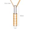 kkekos Personalize Custom Stainless Steel Necklace DIY Engrave Necklace with 4pcs Bead Medical Alert ID (Rose) view 2