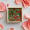 BOXHOME Shred Paper Filler (1LB) Crinkle Cut Paper for Wrapping & Filling Gift Basket Gift Boxes, Red, Kraft and Green-Christmas Mix view 2