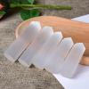 AtkitS 1PC Natural Stone Selenite Crystal Point Wand Meditation Home Decoration Reiki Tower Beautiful Ornament Gift (Size : 70-80mm) view 4