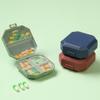 Alipis Mini Pill Box 3 Pack Small Pill Case Portable Weekly Organizer Handle for Medications Travel or Daily Use view 2