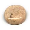 111.8 grams, 2.5" x 1.8" x 0.9" Peach Moonstone Palmstone, Palm-Stone Gallet Shape from India Tumbled, Reiki Healing, Gemstone,Chakra, B27998 view 1