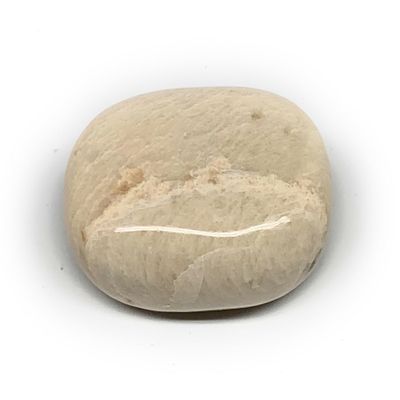 111 grams, 2.4" x 1.6" x 1" Peach Moonstone Palmstone, Palm-Stone Gallet Shape from India Tumbled, Reiki Healing, Gemstone,Chakra, B27997