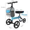 DIOTTI Economical Knee Walker Steerable Scooter Crutch Replacement for Men, Women and Children (Gray) view 3