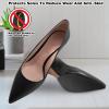 4Pcs Non-Slip Shoe Pads, Bottom Protector and Gummies for Heels, Anti-Slip Grips for Sneakers and Leather Shoes, Sole Repair Accessories (Black) view 4