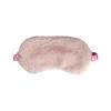 1 Pcs Plush Sleep Masks, Ultra Cute Soft Sleep Eye Cover, Blindfold Travel Sleep Masks for Kids Men Women, with Elastic Strap, Adjustable for Kids Adult (Pink) view 1