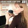 100 Pack - 12 oz Disposable Coffee Cups To Go with Lids Sleeves and Straws 100% Biodegradable & Compostable Pla Eco Friendly Paper Coffee Cups for Tea Coffee Hot Chocolate view 2
