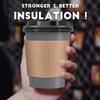 100 Pack - 12 oz Disposable Coffee Cups To Go with Lids Sleeves and Straws 100% Biodegradable & Compostable Pla Eco Friendly Paper Coffee Cups for Tea Coffee Hot Chocolate view 4