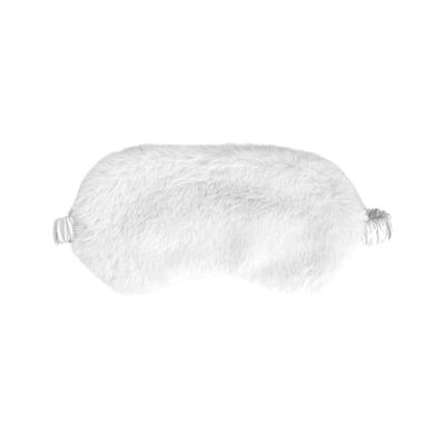 1 Pcs Plush Sleep Masks, Ultra Cute Soft Sleep Eye Cover, Blindfold Travel Sleep Masks for Kids Men Women, with Elastic Strap, Adjustable for Kids Adult (Beige)