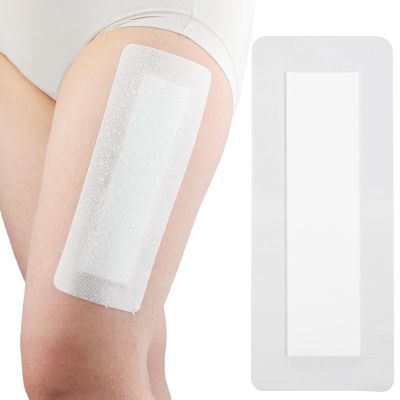 20 Pcs Knee Replacement Incision Adhesive Island Dressing 4"x12" Bandage Breathable Bordered Gauze Pads for Post Surgery Hip Replacement Recovery Wounds Cover Women Men Patients